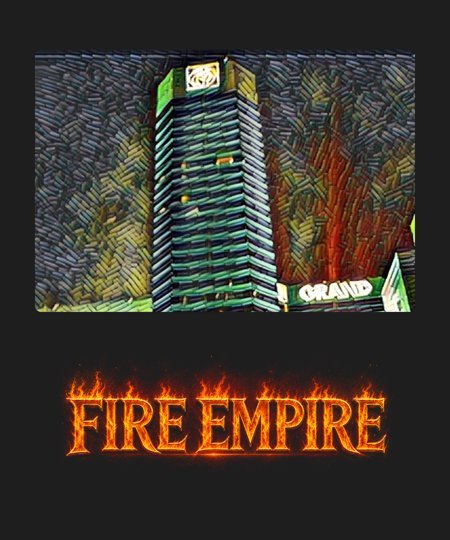 Fire Empire NFT Art Tee - Grand Tower